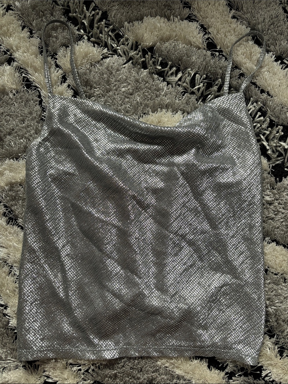 Topshop Metallic Camisole🪩💜